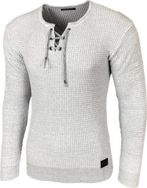 Baxboy Strickpullover Baxboy Herren Pullover Rundkragen Moderner Feinstrick Pulli B-52132