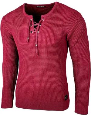 Baxboy Strickpullover Baxboy Herren Pullover Rundkragen Moderner Feinstrick Pulli B-52132