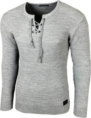 Baxboy Strickpullover Baxboy Herren Pullover Rundkragen Moderner Feinstrick Pulli B-52132