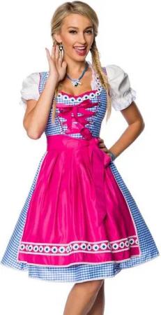 Dirndline Dirndl 2-tlg. Set: Traditionelles Dirndl mit Schürze, Karodirndl