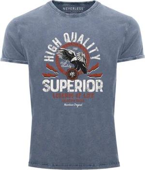 Neverless Print-Shirt Neverless® Herren T-Shirt Vintage Shirt Printshirt Superior Legends mit Print