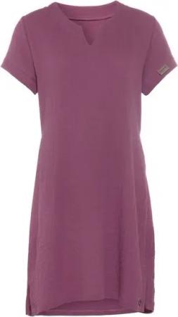 Knit Factory Strickkleid Knit Factory Indy Kleid XL Glatt Lila Kleid Strickkleid Sommer Kleid