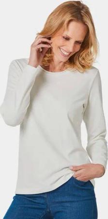 GOLDNER Langarmshirt T-Shirt mit Rundhals