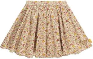 Steiff Collection Sommerrock Steiff Rock Blumen und Flausch Teddy Applikation weiß rosa gelb