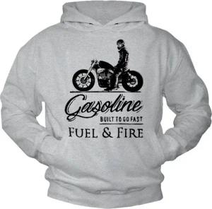 MAKAYA Kapuzenpullover Herren Pulli Motorrad Sweatshirt BIker Hoodie Männer Geschenke