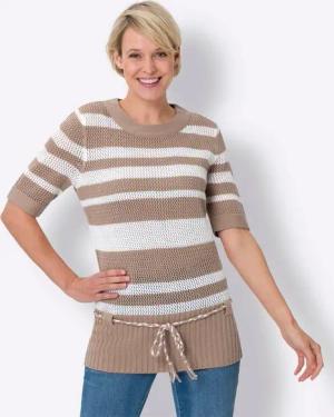 Sieh an! Strickpullover Ajourpullover