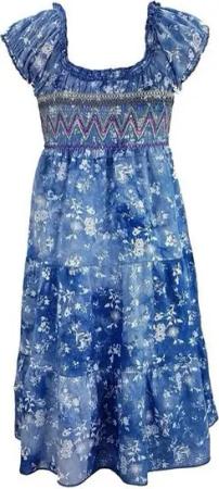 Girls Fashion A-Linien-Kleid Mädchen Kleid, Sommerkleid, langes Kleid, K20