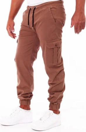 Reslad Cargohose Reslad Chinohose Herren Chino Freizeithose Cargo-Hose Jogginghose (1-tlg) bequeme Chino Hose Herren lange Hose mit Seitentaschen