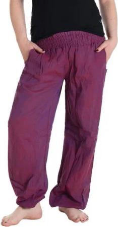 Vishes Haremshose Lange Sommerhose Schlupfhose Einheitsgröße Hippie, Baggyhose, Yogahose