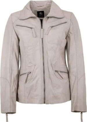 Otto Kern Lederjacke Katta/L OTTO KERN - Damen Lederjacke Lammnappa off white