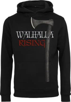 Baddery Kapuzenpullover Wikinger Hoodie: "Valhalla Rising" - Wikinger Vikings Pulli, hochwertiger Siebdruck, auch Übergrößen
