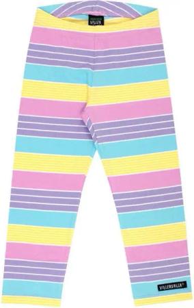 Villervalla Langarmshirt Villervalla Leggings California Stripe Pastell Kinder Langarmshirt