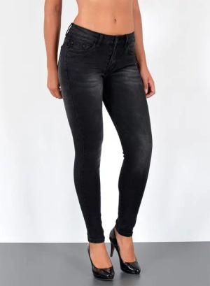 ESRA Skinny-fit-Jeans S800 Damen Jeanshose Skinny Leg High Waist Jeans Stretch