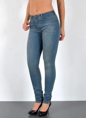ESRA Skinny-fit-Jeans S800 Damen Jeanshose Skinny Leg High Waist Jeans Stretch