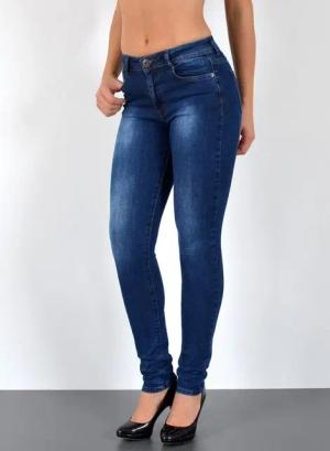 ESRA Skinny-fit-Jeans S800 Damen Jeanshose Skinny Leg High Waist Jeans Stretch