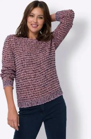 Sieh an! Strickpullover Rundhalspullover