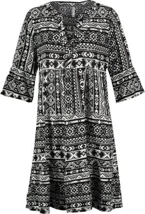 SUBLEVEL Strandkleid Sublevel Damen Kleid Strandkleid Sommerkleid 100% Viskose MIT VOLANTS