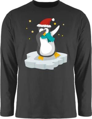 Shirtracer Rundhalsshirt Dab Pinguin Weihnachten Weihachten Kleidung