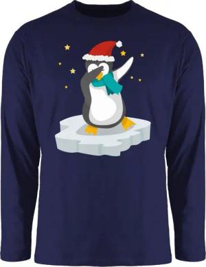 Shirtracer Rundhalsshirt Dab Pinguin Weihnachten Weihachten Kleidung
