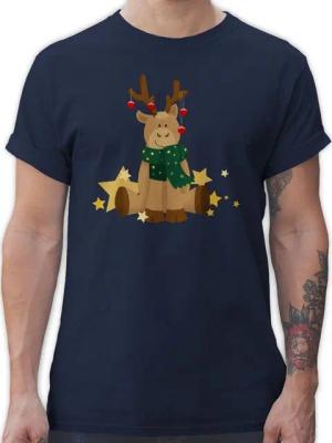 Shirtracer T-Shirt süßer Elch Weihachten Kleidung