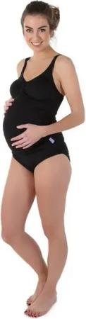 petit amour Umstandstankini Amanda_schwarz Umstandsbademode B/C/D-Cup Bademode schwanger (Set, 2-St., Top und Slip), mit raffinierten Raffungen