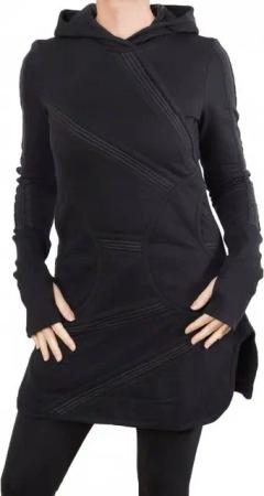 PUREWONDER Sweatkleid Kapuzenkleid Hoodiekleid dr39 Sweat