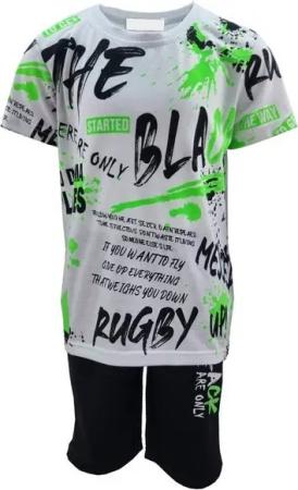 Fashion Boy T-Shirt & Shorts Sommerset T-Shirt + Shorts JS613 (Set, Shirt+Shorts) cooler Print