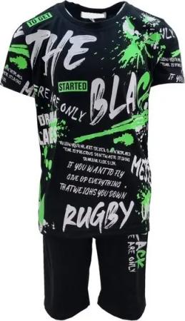 Fashion Boy T-Shirt & Shorts Sommerset T-Shirt + Shorts JS613 (Set, Shirt+Shorts) cooler Print