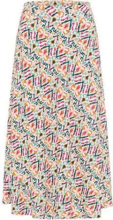 Tranquillo Sommerrock tranquillo Bio-Damen-Midi-Rock mit breitem Saum
