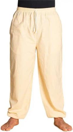 PANASIAM Wellnesshose E-Pants leichte Unisex Bundhose aus weicher Baumwolle für Damen und Herren Freizeithose mit Tunnelzug Relaxhose bequeme Sommerhose