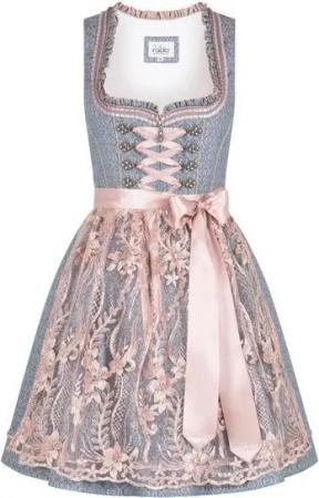 Nübler Dirndl Mini Dirndl Eileen in Blau von Nübler