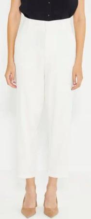 Just Like You Anzughose Damenhose mit hoher Taille und gerader Passform