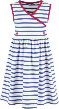 modAS Strandkleid (1-tlg) Bretonisches Mädchenkleid Maritim - Gestreiftes Kleid für Mädchen
