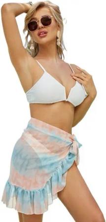 XDeer Sommerrock Sommer Strandrock,Damen Badeanzug Strand Krawatte Wrap,Strandkleid Boho Dress Coverup