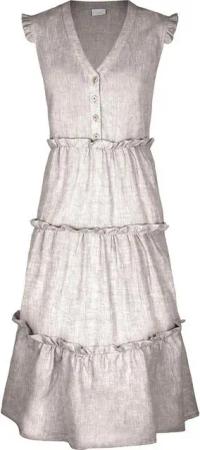 FELICITAS Maxikleid Maxi-Leinenkleid Klea
