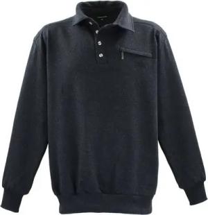 Lavecchia Sweatshirt Lavecchia Herren Sweatshirt LV-705S (Anthrazit-Grey, 3XL) Sweat Pulli Pullover