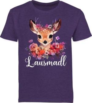 Shirtracer T-Shirt Lausmadl Lausmadel Lausdrindl Lausmädchen (1-tlg) Mode für Oktoberfest Kinder Outfit