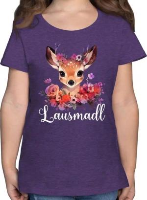 Shirtracer T-Shirt Lausmadl Lausmadel Lausdrindl Lausmädchen Mode für Oktoberfest Kinder Outfit
