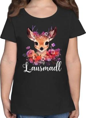 Shirtracer T-Shirt Lausmadl Lausmadel Lausdrindl Lausmädchen Mode für Oktoberfest Kinder Outfit