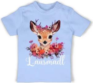 Shirtracer T-Shirt Lausmadl Lausmadel Lausdrindl Lausmädchen Mode für Oktoberfest Baby Outfit