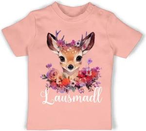 Shirtracer T-Shirt Lausmadl Lausmadel Lausdrindl Lausmädchen Mode für Oktoberfest Baby Outfit