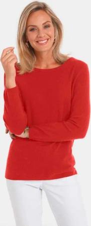 GOLDNER Strickpullover Kaschmirpullover mit U-Boot Ausschnitt