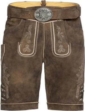 KRÜGER BUAM Trachtenlederhose Kurze Lederhose