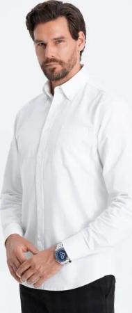OMBRE Langarmhemd Herrenhemd aus Oxford Regular Fit