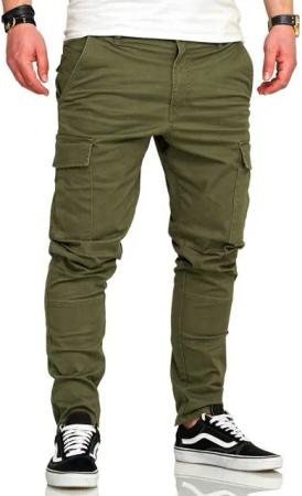 behype Cargohose BHTROJAN Herren Chino Jeans Hose Cargojeans Stoffhose Freizeithose