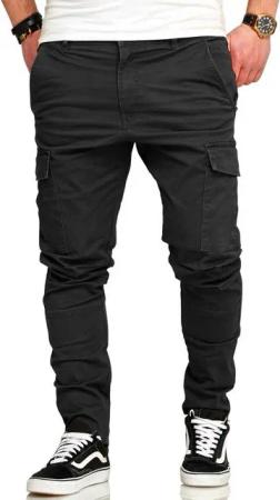 behype Cargohose BHTROJAN Herren Chino Jeans Hose Cargojeans Stoffhose Freizeithose