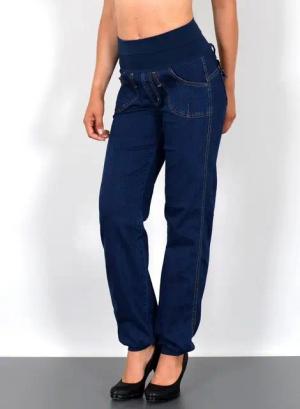 ESRA Pumphose Damen Jeanshose Pumphose hohe Leibhöhe Baggy Jeans High Waist J132 Damen Jeans Haremshose High Waist Damen Pumphose Boyfriend Jeans Baggy