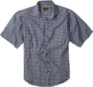 Lavecchia Kurzarmhemd Lavecchia Herren Kurzarmhemd HKA19 (Jeansblau/Weiß, 5XL) Herrenhemd im trendigen Karo-Look