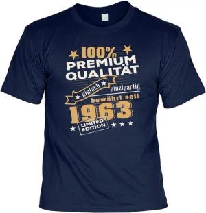 Tini - Shirts T-Shirt Geburtstagsshirt Tshirt 62 Jahre : Premium Qualität 1963 - Geschenk