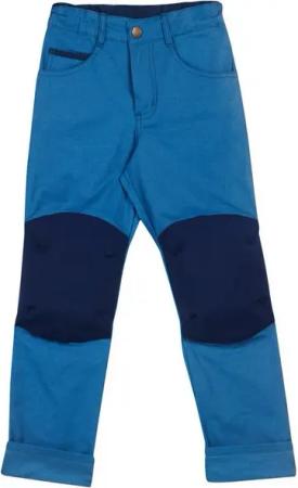 Finkid Outdoorhose Finkid Kuusi Canvas Hose Real Teal Outdoorhose mit Kniebesatz 90/100